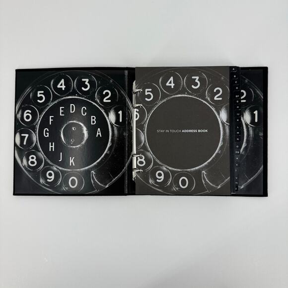 Galison New York Address Book and 3 Packs of Refill Pages Black Telephone Desk - Picture 2 of 7